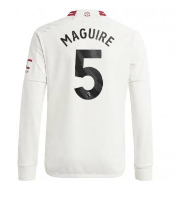 Manchester United Harry Maguire #5 Koszulka Trzecich 2023-24 Długi Rękaw